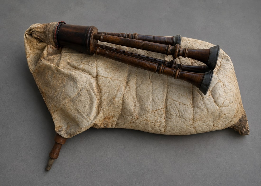 19TH CENTURY EUROPEAN SCHOOL - Traditional Bagpipe (1 of 3)