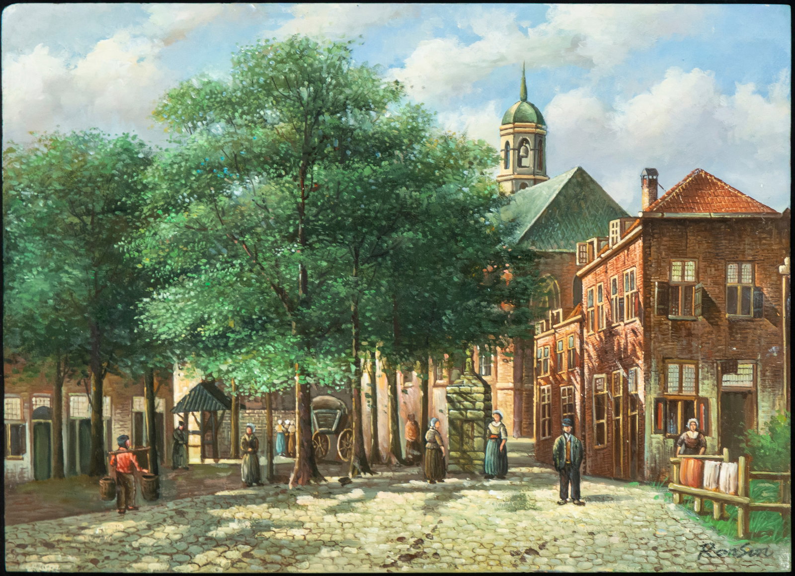 20th Century European School - signed Ronson: Measurements: 41 cm x 31 cm.