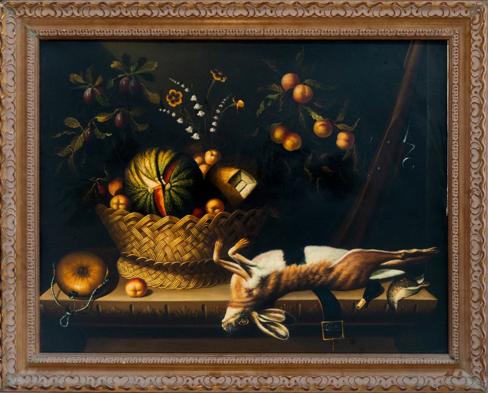 Still life with hare. Spanish school. 18th century (1 of 5)