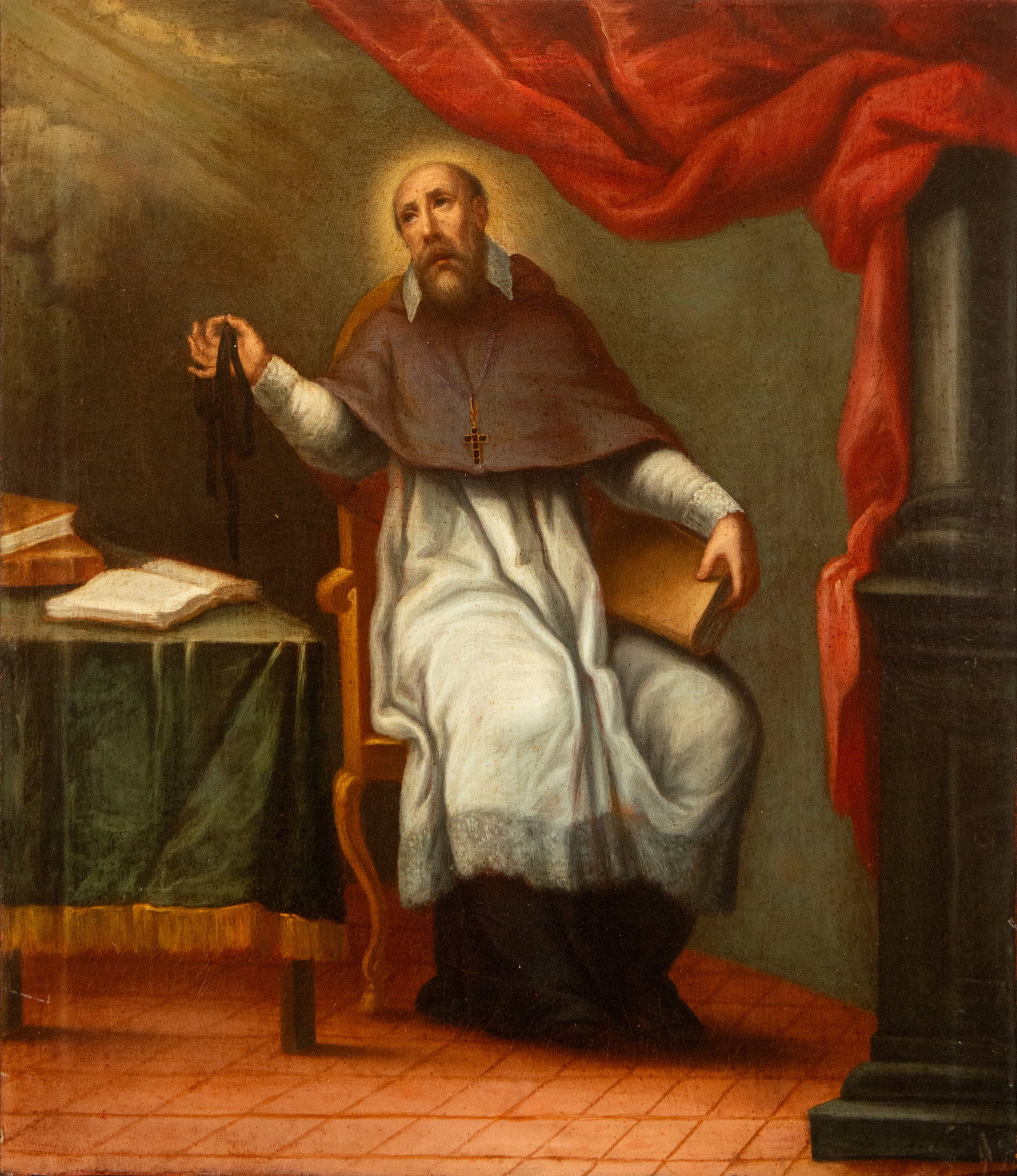 Murillo School of Seville, 17th century: Measurements: 61 cm x 55 cm