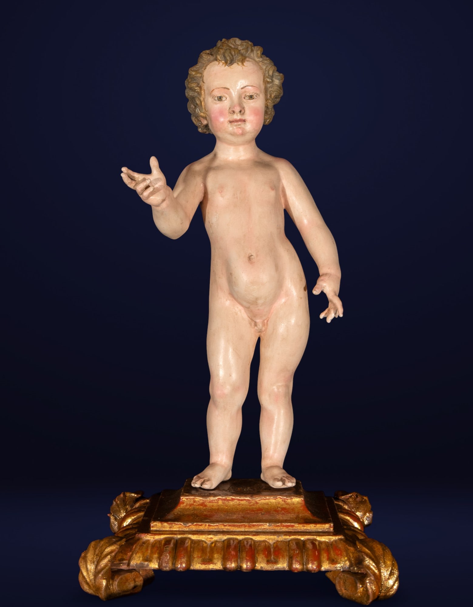 Important Child God Salvator Mundi, attributed to JUAN DE MESA (1583-Seville, 1627) (1 of 7)
