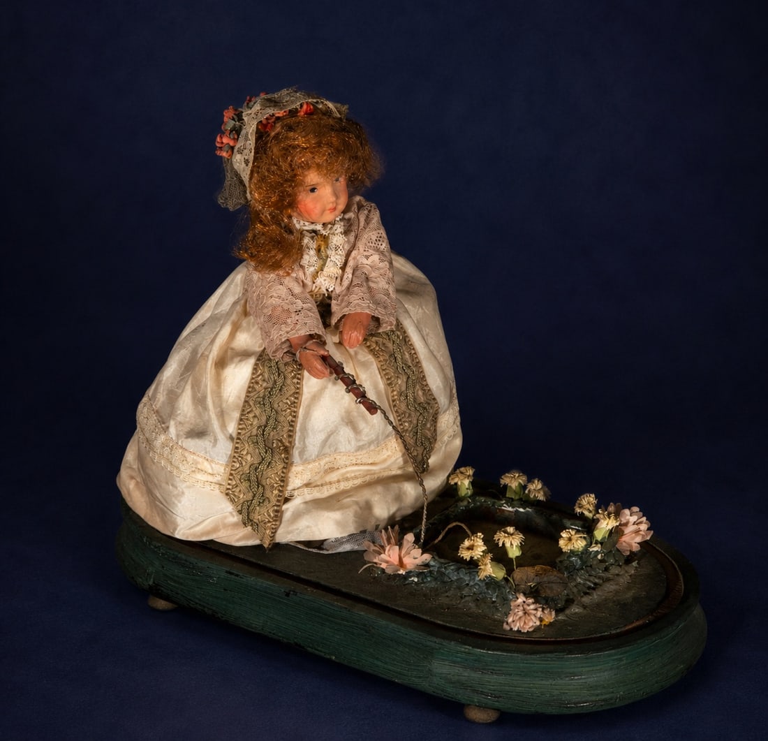 Fishing automaton, European school, 19th century (1 of 4)