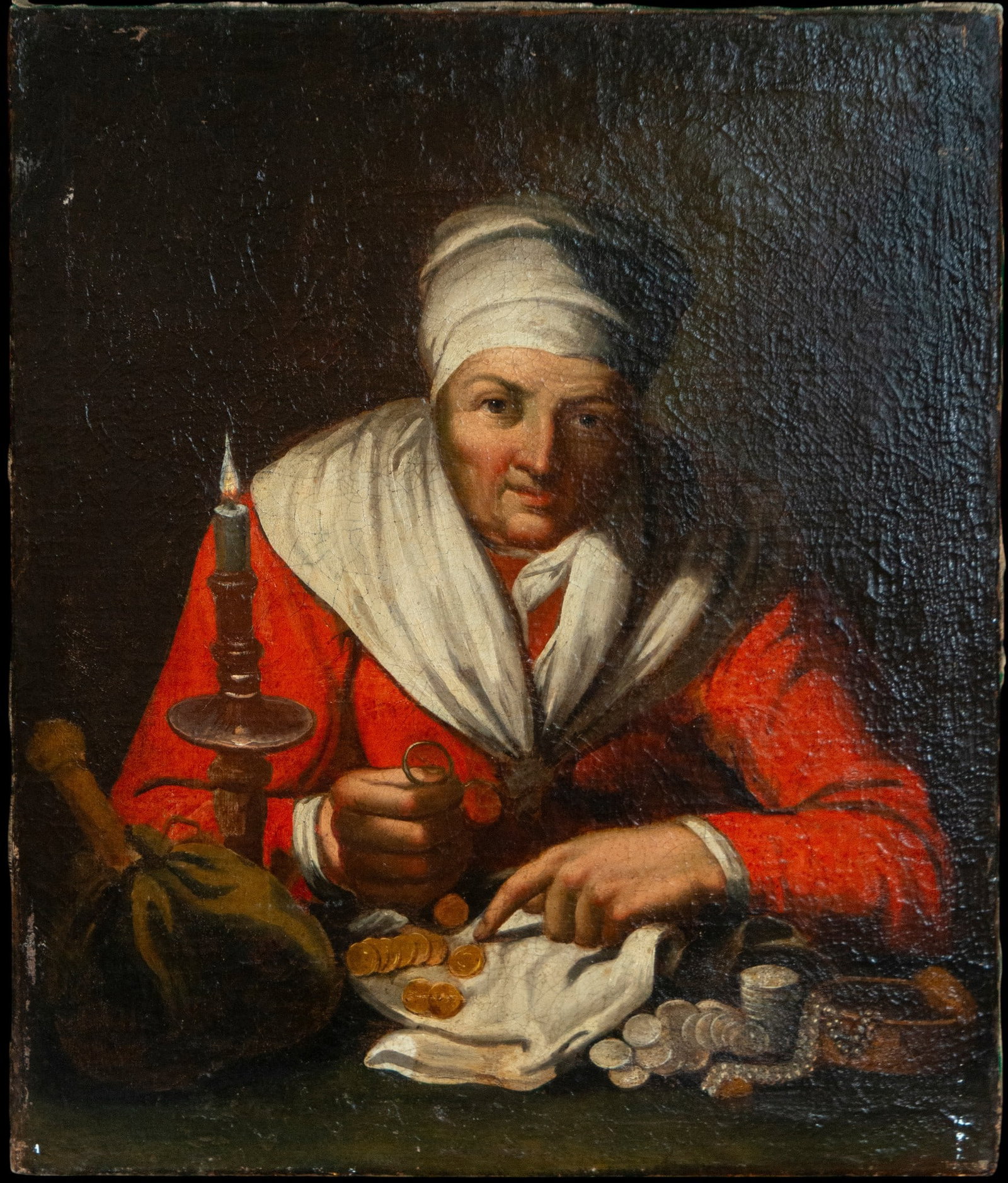 Pair of still lifes, Majorcan School, 18th century: Oil on canvas. Measurements: 72 x 60 cm. Each.