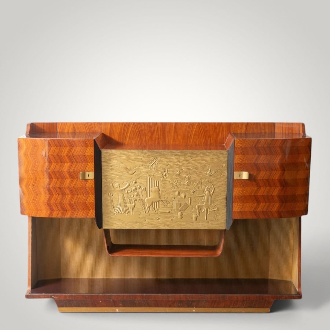 EXCEPTIONAL VITTORIO DASSI BUFFET FOR THE PERMANENT MOBILI DI CANTU, DESIGN 1950 - ITALY (1 of 3)