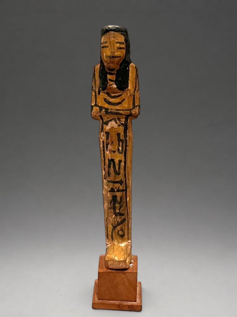 Funerary Ushabti of an Egyptian dignitary, New Kingdom, 16th-12th century BC. (1 of 5)