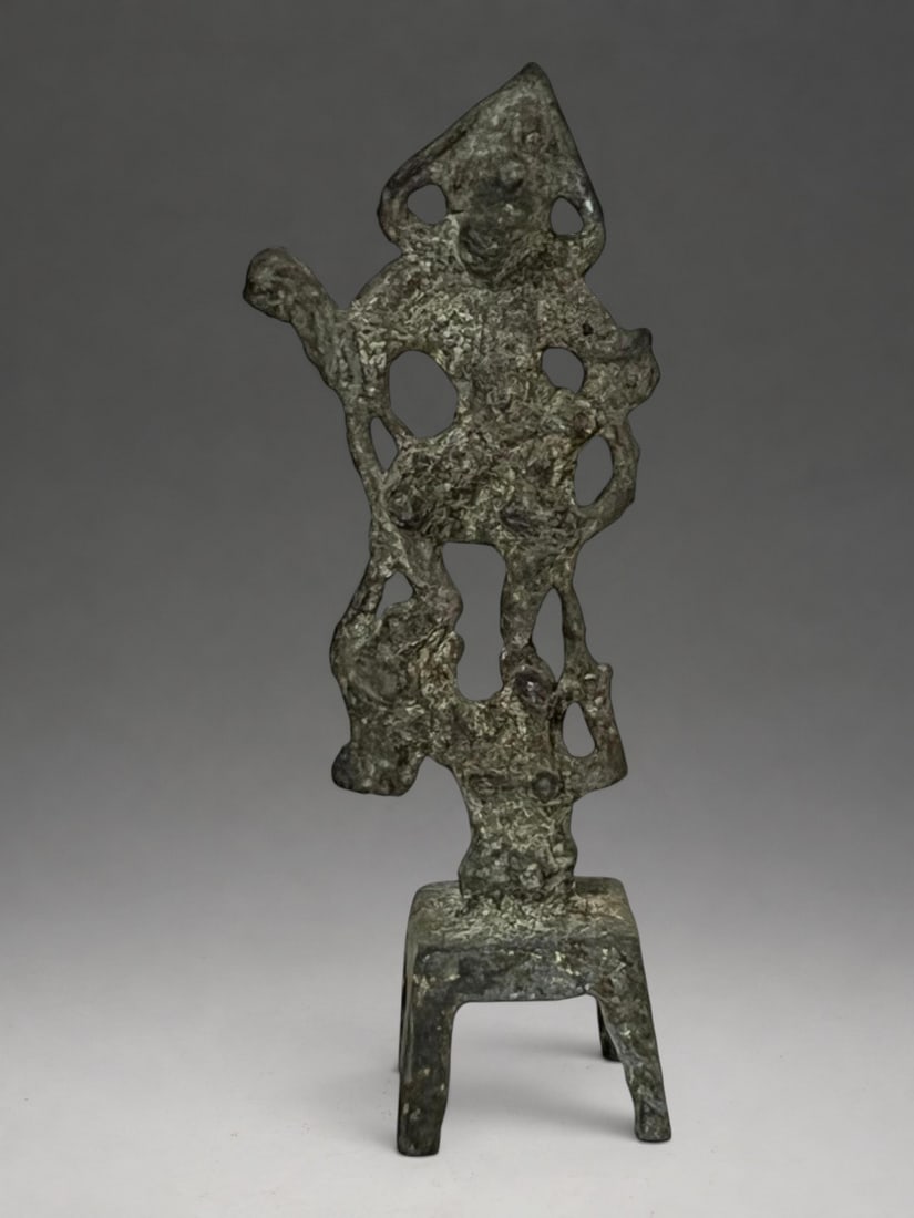 Stylized votive Bodhisattva, Tang Chinese school, 7th-9th century (1 of 9)