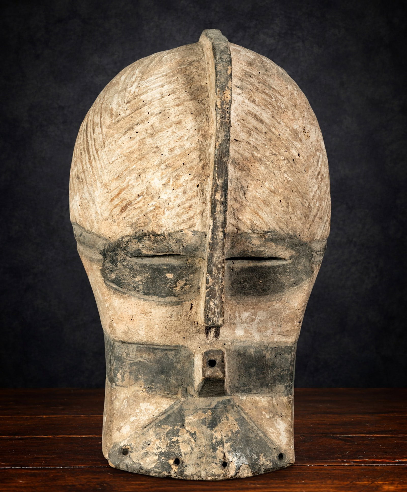 Very Large Kifwebe Songye Mask - DRC - African Art - Late 19th Century (1 of 5)