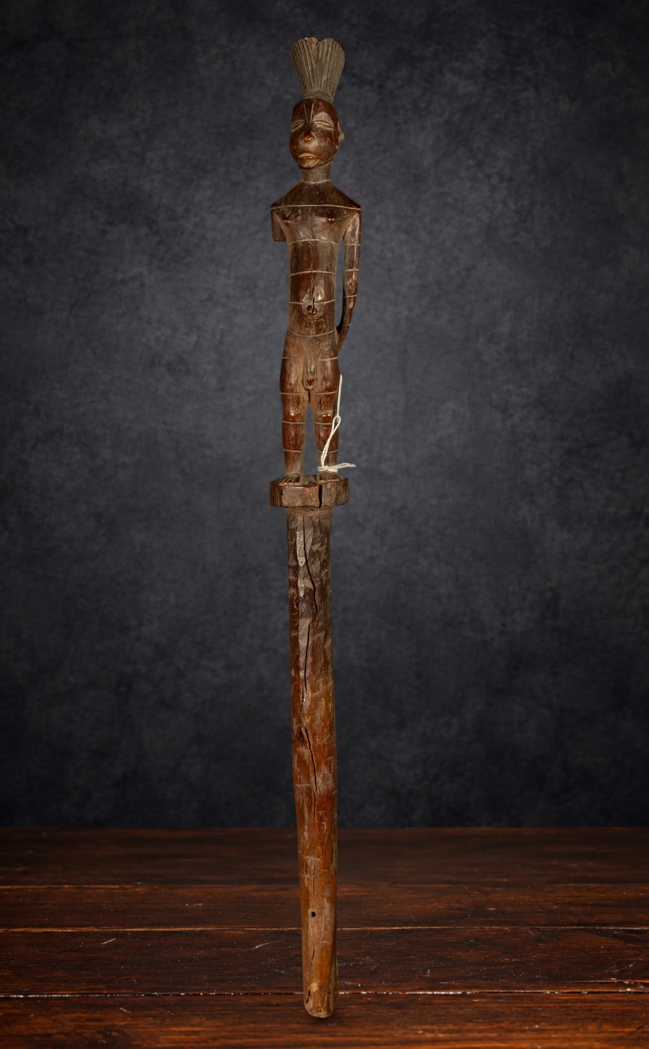 African Art - Staff of Command or Scepter of Chief Mangbetu - DRC (1 of 7)