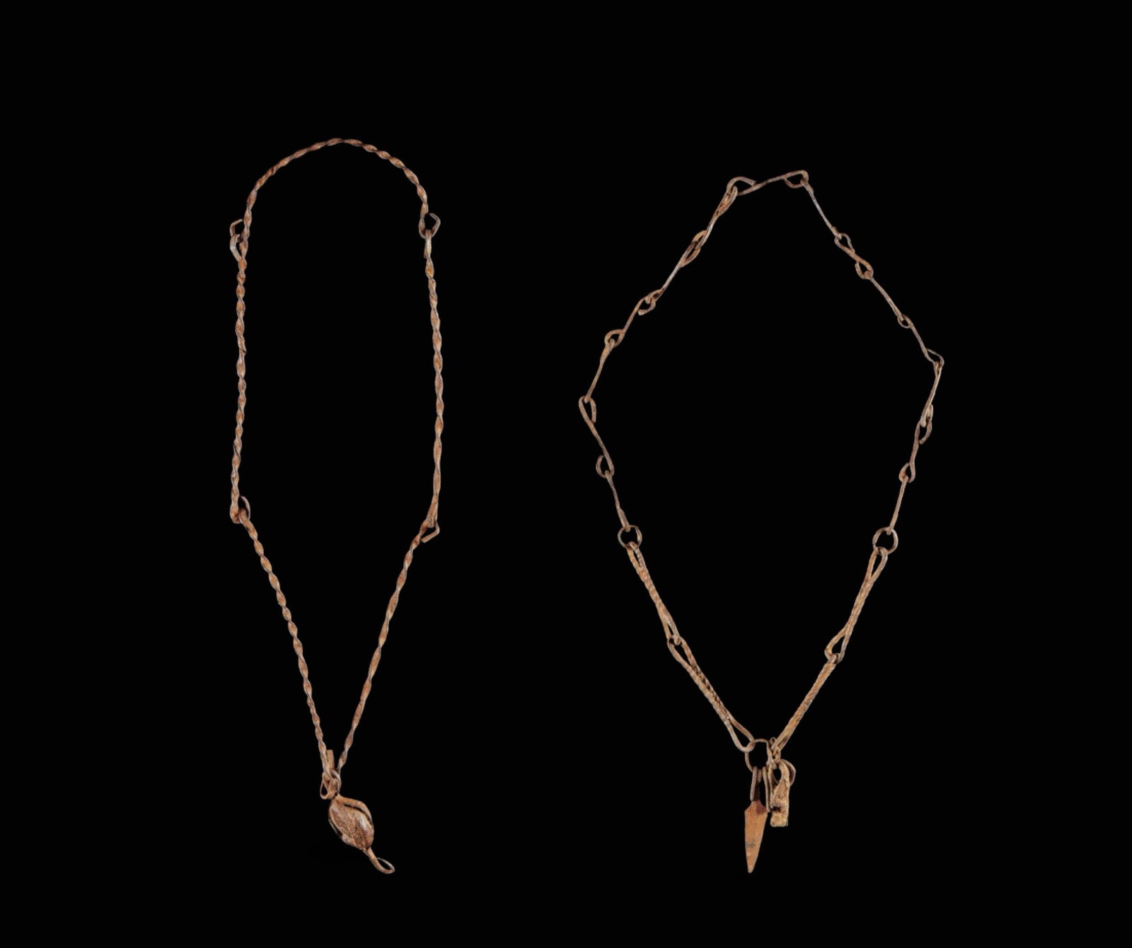 Two iron necklaces, Dogon, Mali, 19th-20th centuries (1 of 1)