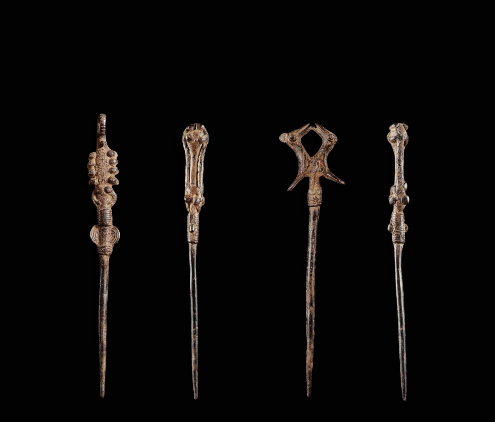 Three hairpins, Mossi, Burkina Faso, 19th-20th centuries (1 of 1)