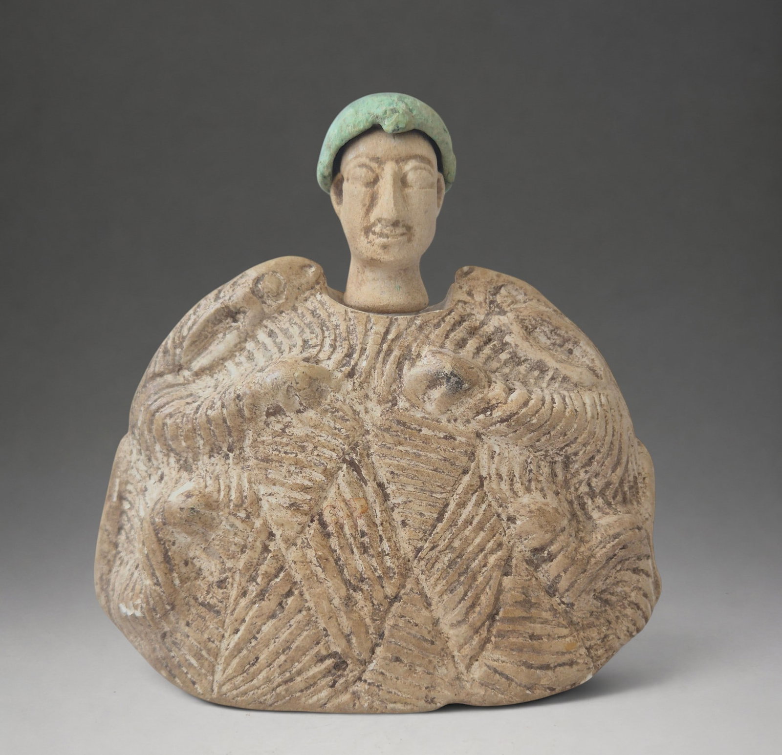 Bactrian terracotta vase, Bactria, late 3rd–early 2nd millennium BC. (1 of 9)