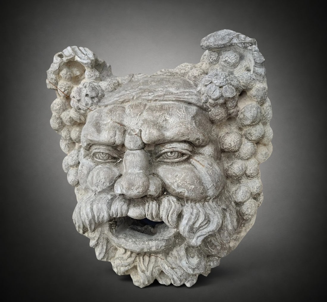 Fountain figurehead with representation of Bacchus, Italy, 19th-20th centuries (1 of 7)