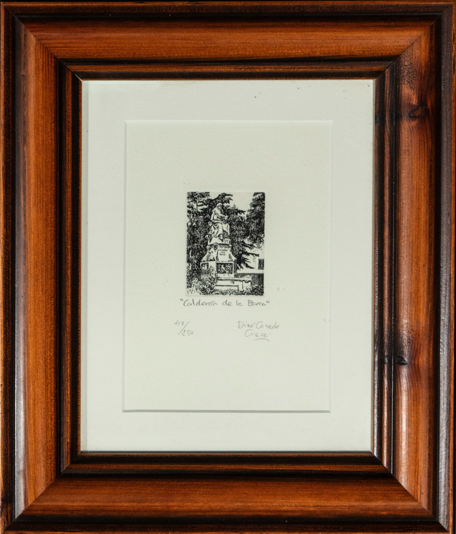 Calderón de la Barca, signed “Dino Corrado Ciacci?? and numbered 117/250 – 20th century (1 of 4)