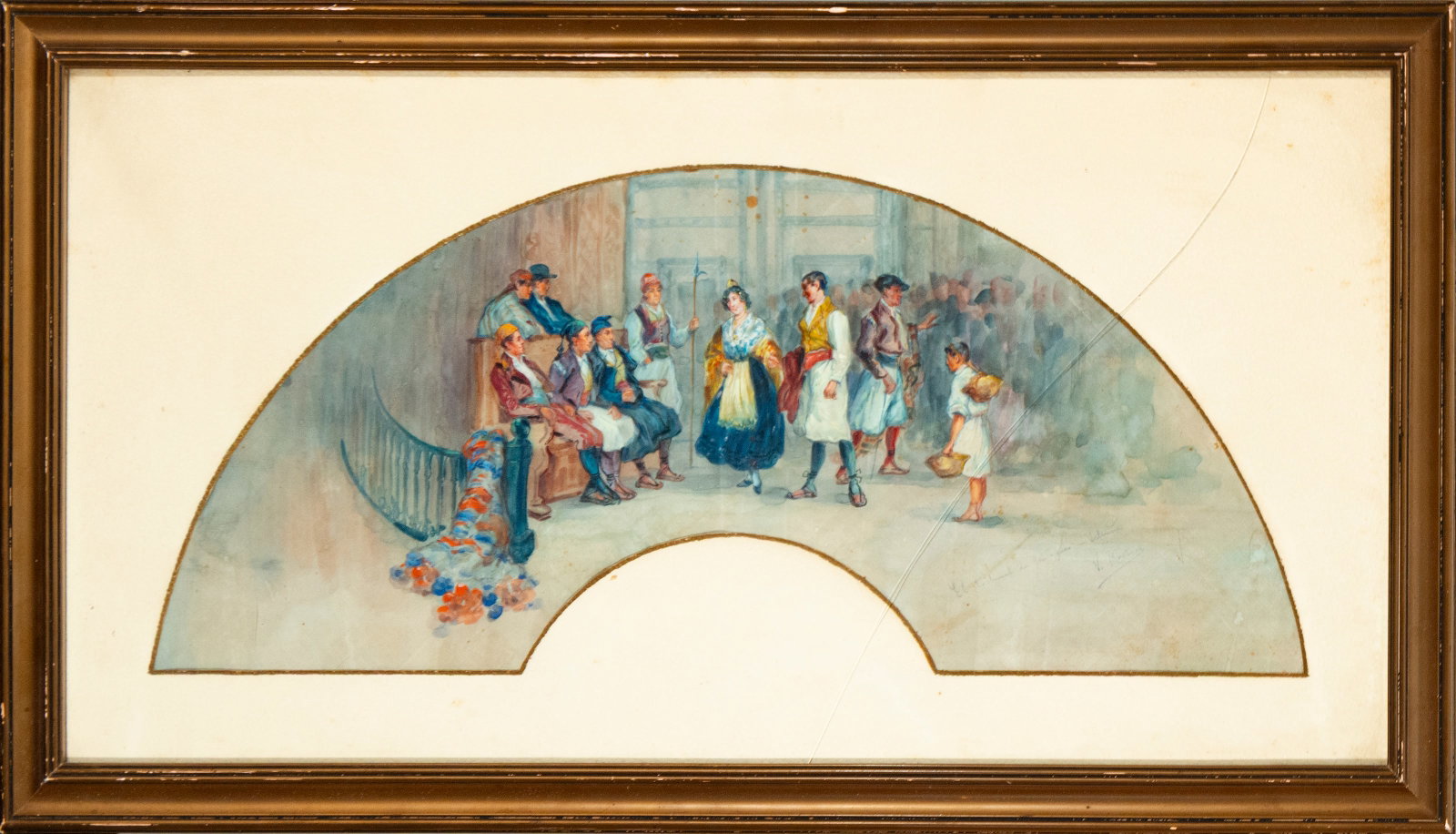 The Water Court of Valencia, signed “V. Montoya?? – Spanish School – late 19th / early 20th (1 of 6)
