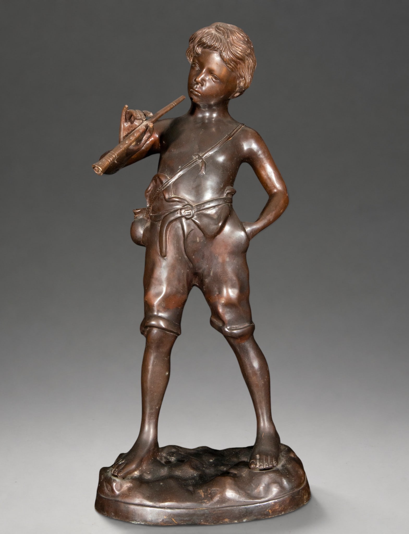 Boy with flute – 20th century (1 of 5)