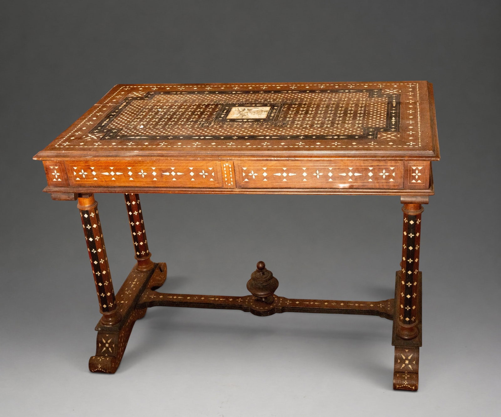 Table with bone marquetry – 19th century (1 of 6)