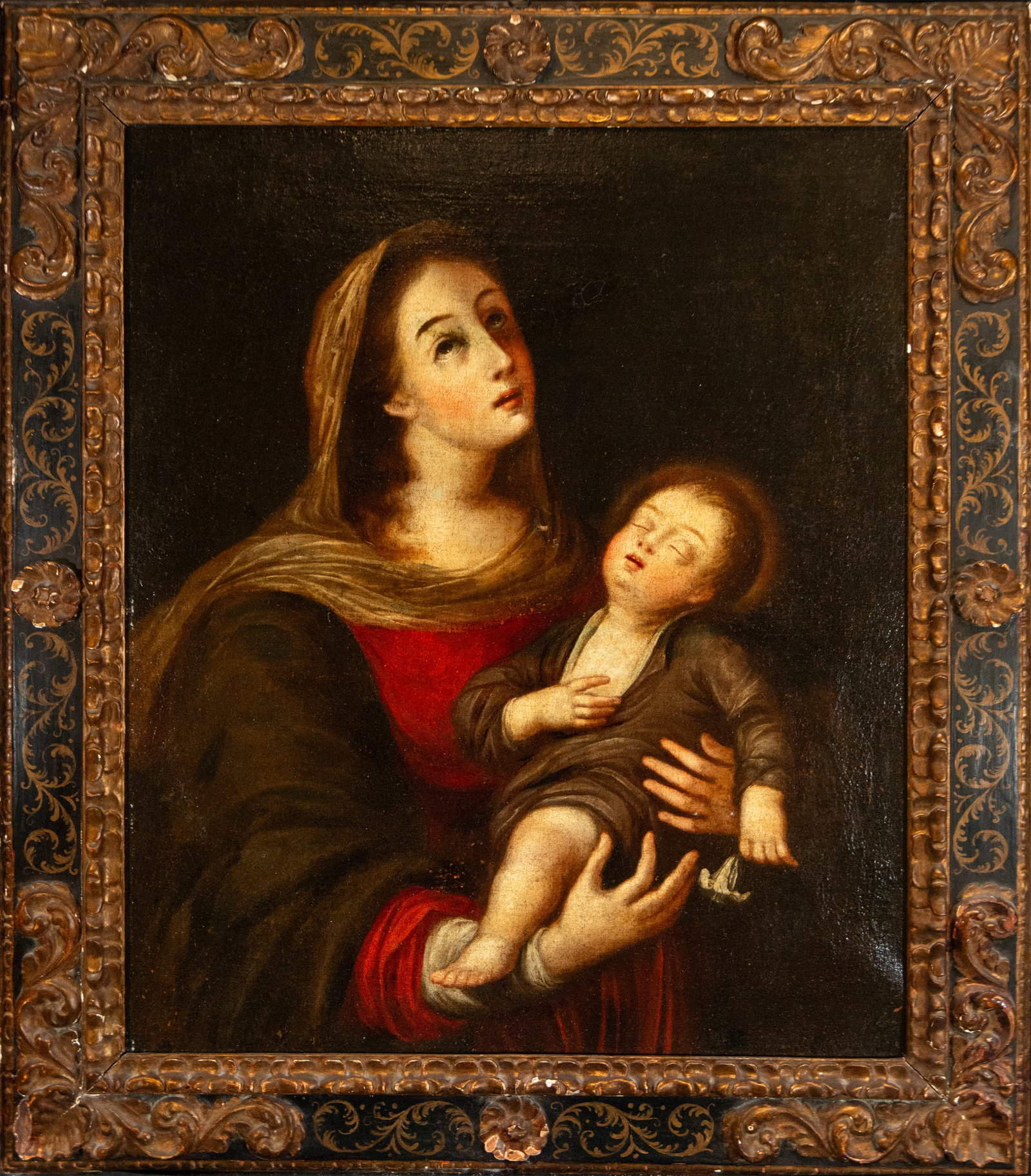 Virgin with Child – Portuguese School of Baltazar Gomes Figueira (Óbidos, 1604 - Óbidos, 1674) (1 of 5)