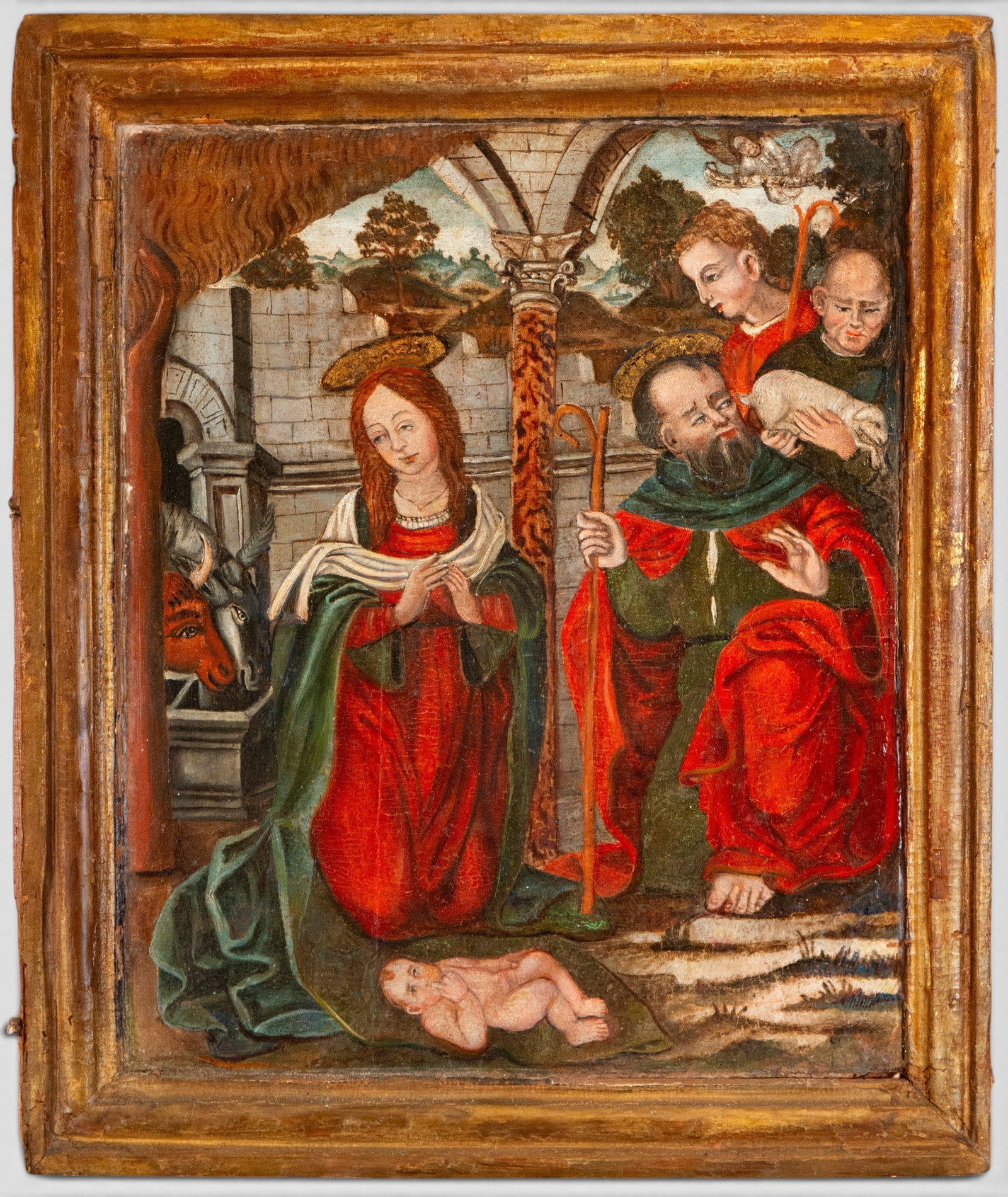 Castilian School of the 15th Century - Adoration of Shepherds (1 of 5)