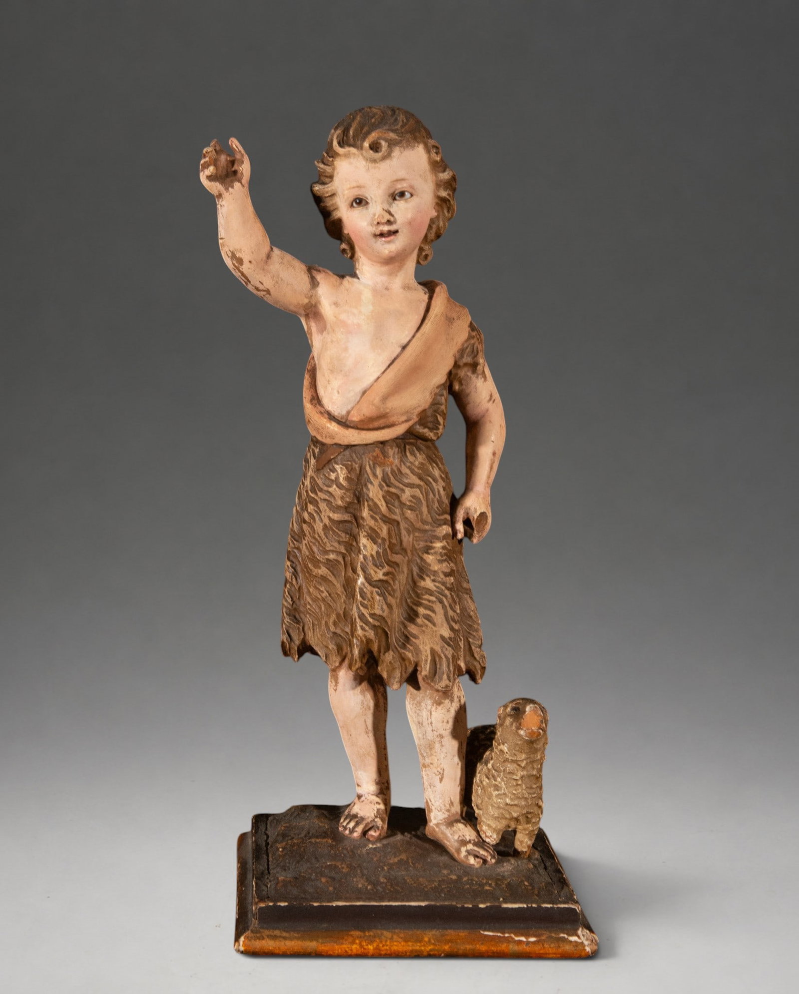 Saint John the Baptist with Lamb – Italian School – 18th Century (1 of 4)