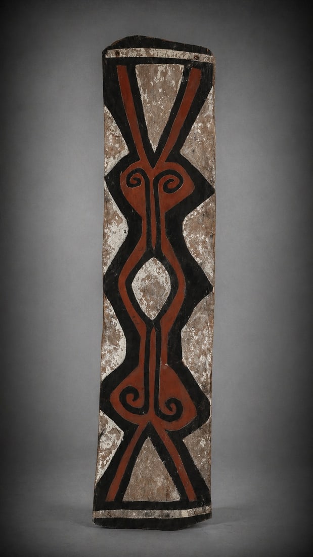 Large Post Oceania - New Guinea - early 20th century (1 of 4)