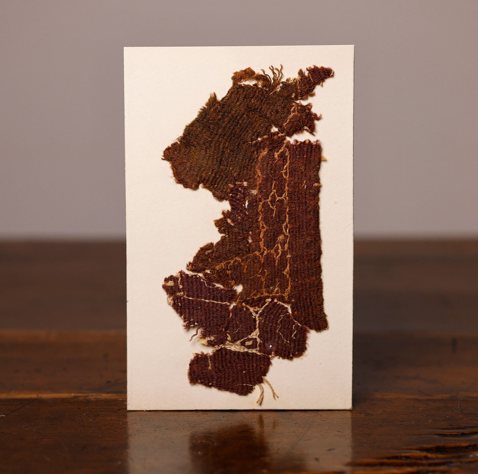 Fragment of a Coptic Paleo-Christian Monk or Hermit's Cloth in Wool (1 of 2)