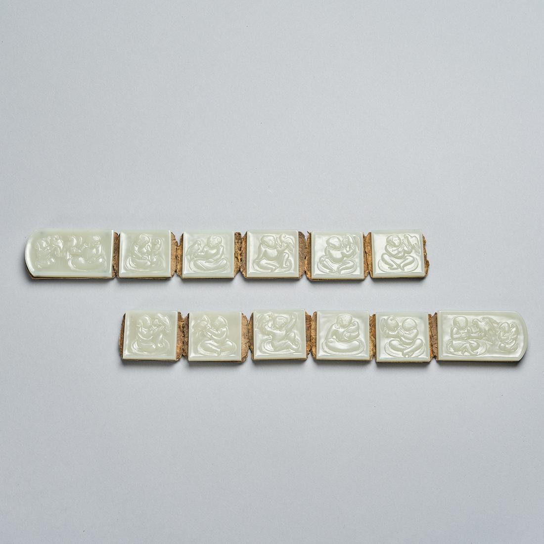 A group of jade belt,Liao dynasty (1 of 10)