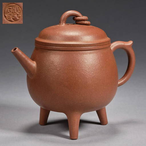 A Yixing purpleblack clay teapot,Qing dynasty (0280) on Jan 07, 2023