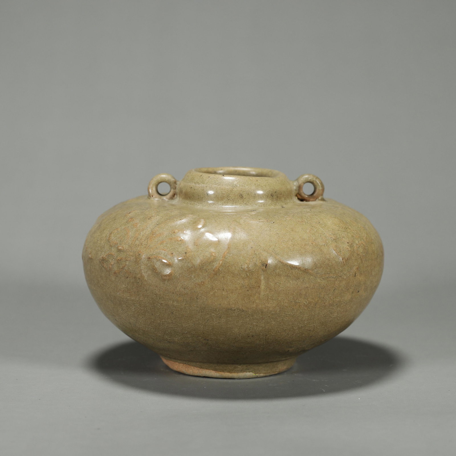 A celadon porcelain double-eared water pot (1 of 10)