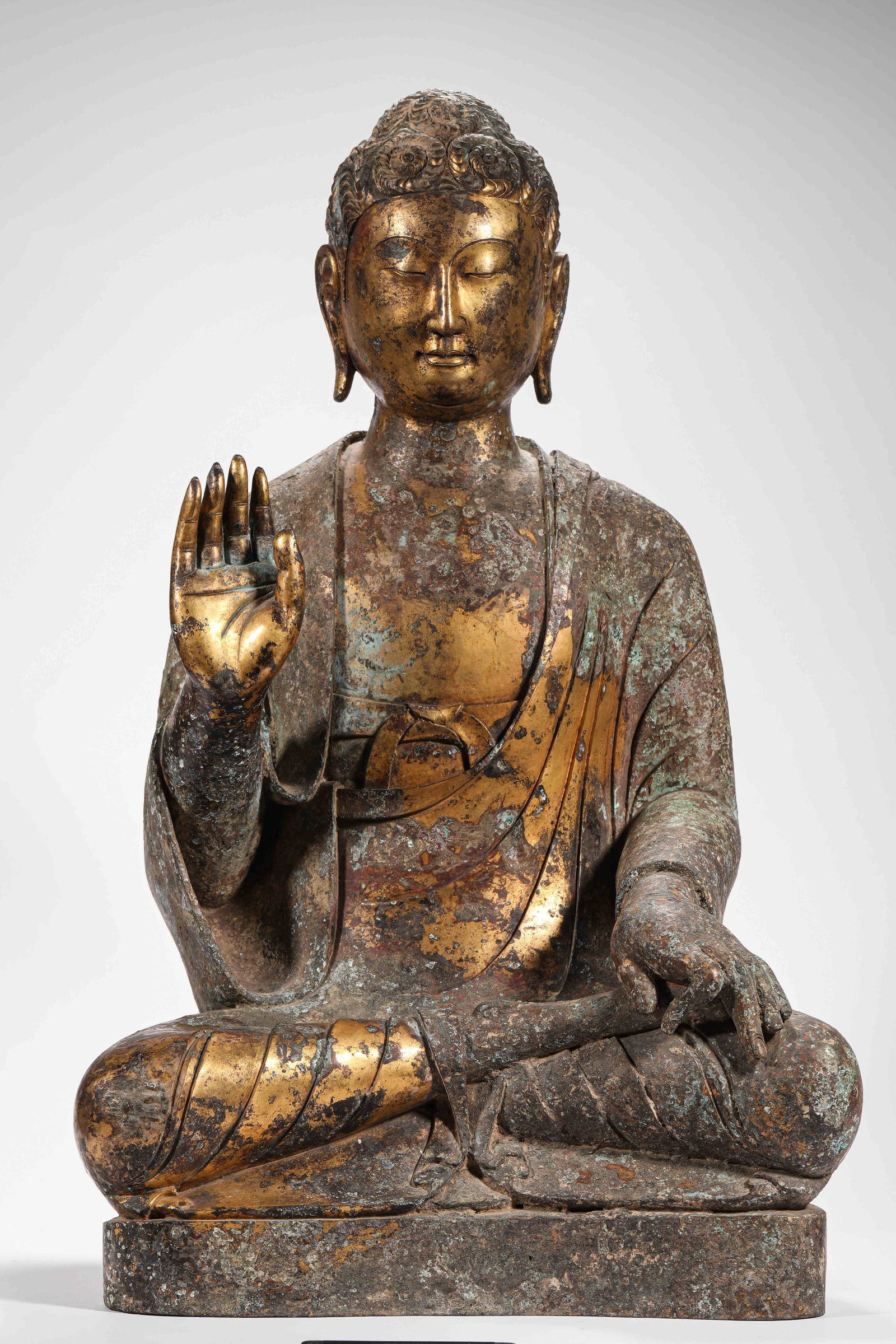 Bronze Gilt Buddha Statue,Northern Qi Dynasty ,China (1 of 12)