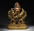 Copper gilt Daka Wei De Vajra