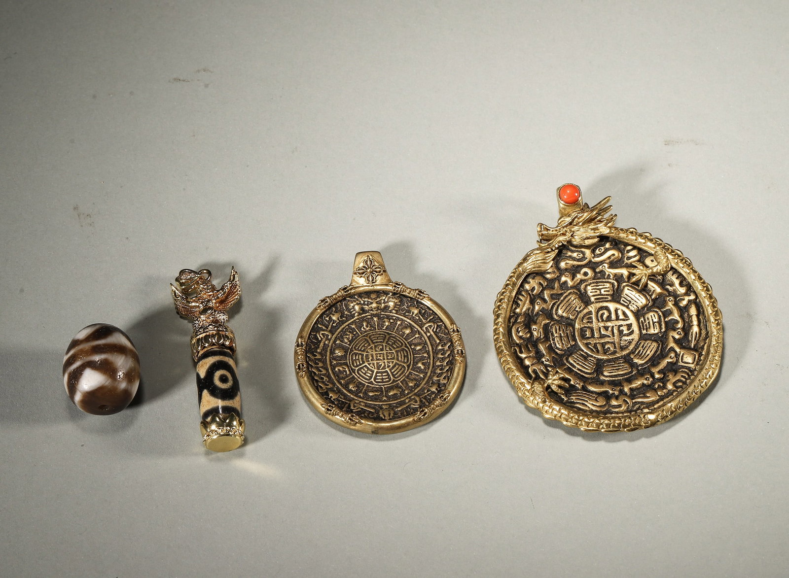 A group of Tibetan listings, Tianzhu,Song Dynasty,China: D:5.5cm WT:105g