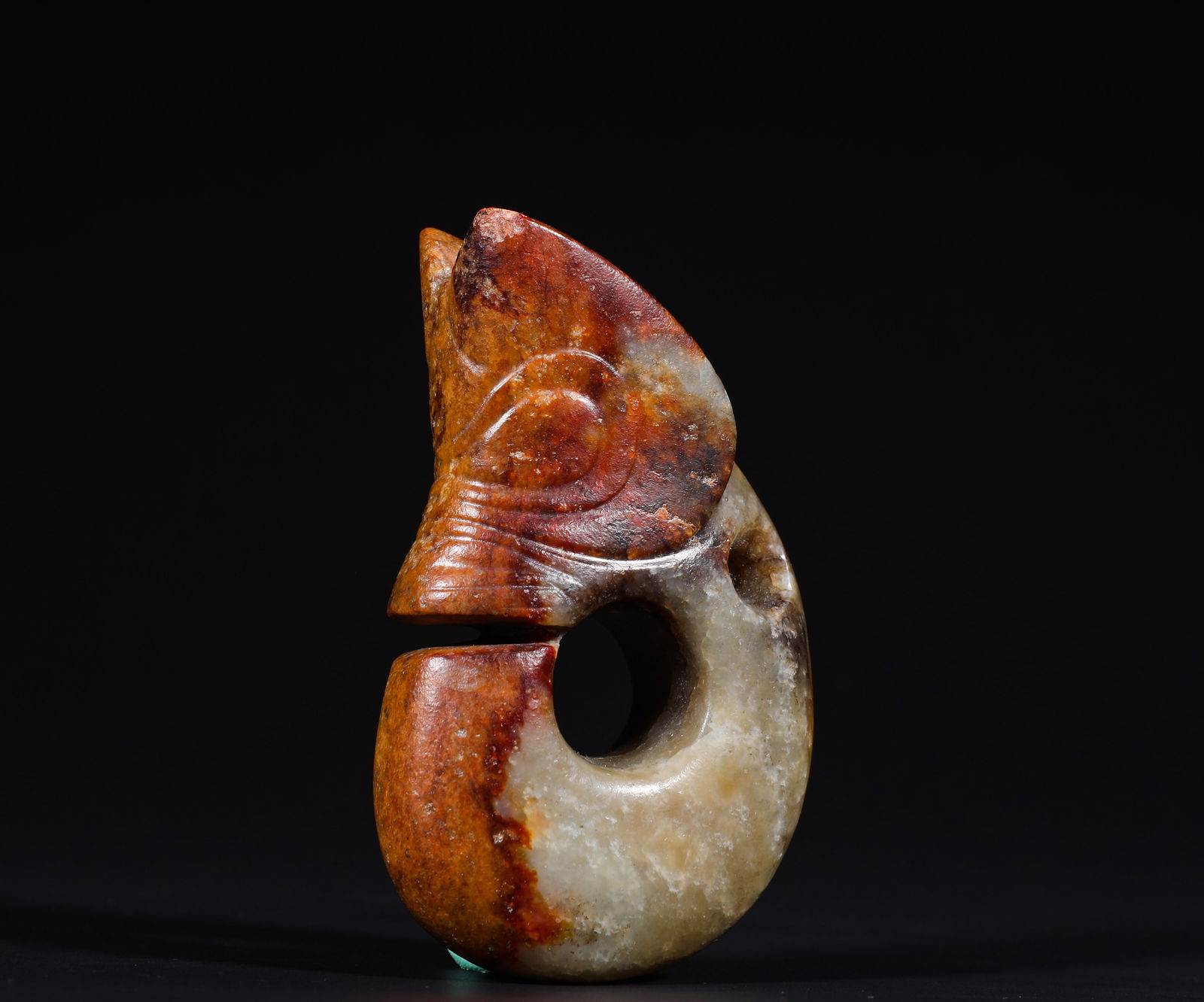 Hongshan period Hongqin Jade Pig-dragon (1 of 7)