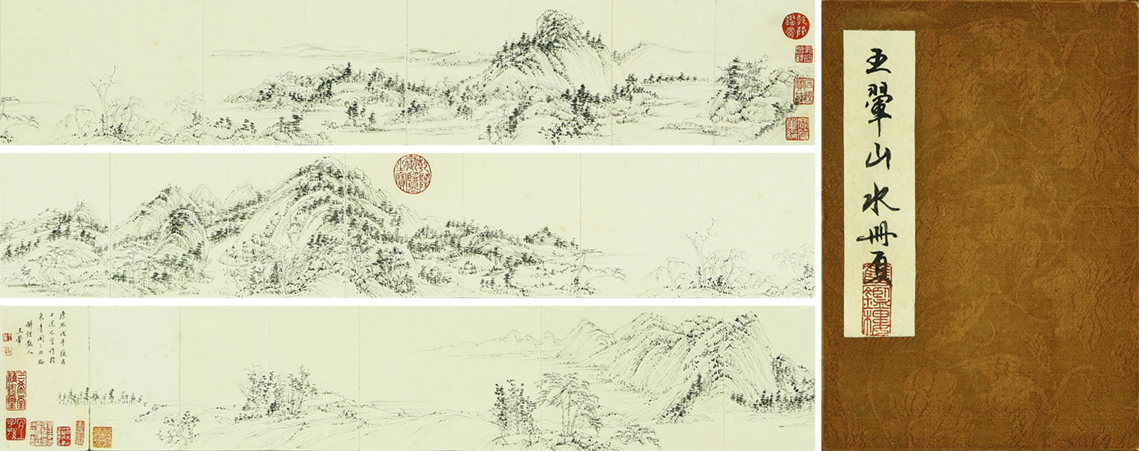 Wang Hui (1632-1717), attributed to, Album Leaves: Dimensions: Length: 16 cm (6.3 in.), Width: 243 cm (95.7 in.). All measurements are approximate.