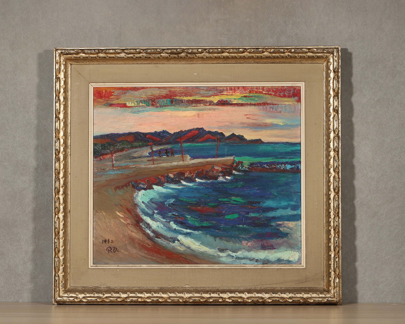 ??????? ?????????????Umehara ry?zabur?,1888-1986,attributed to, oil on canvas (1 of 10)