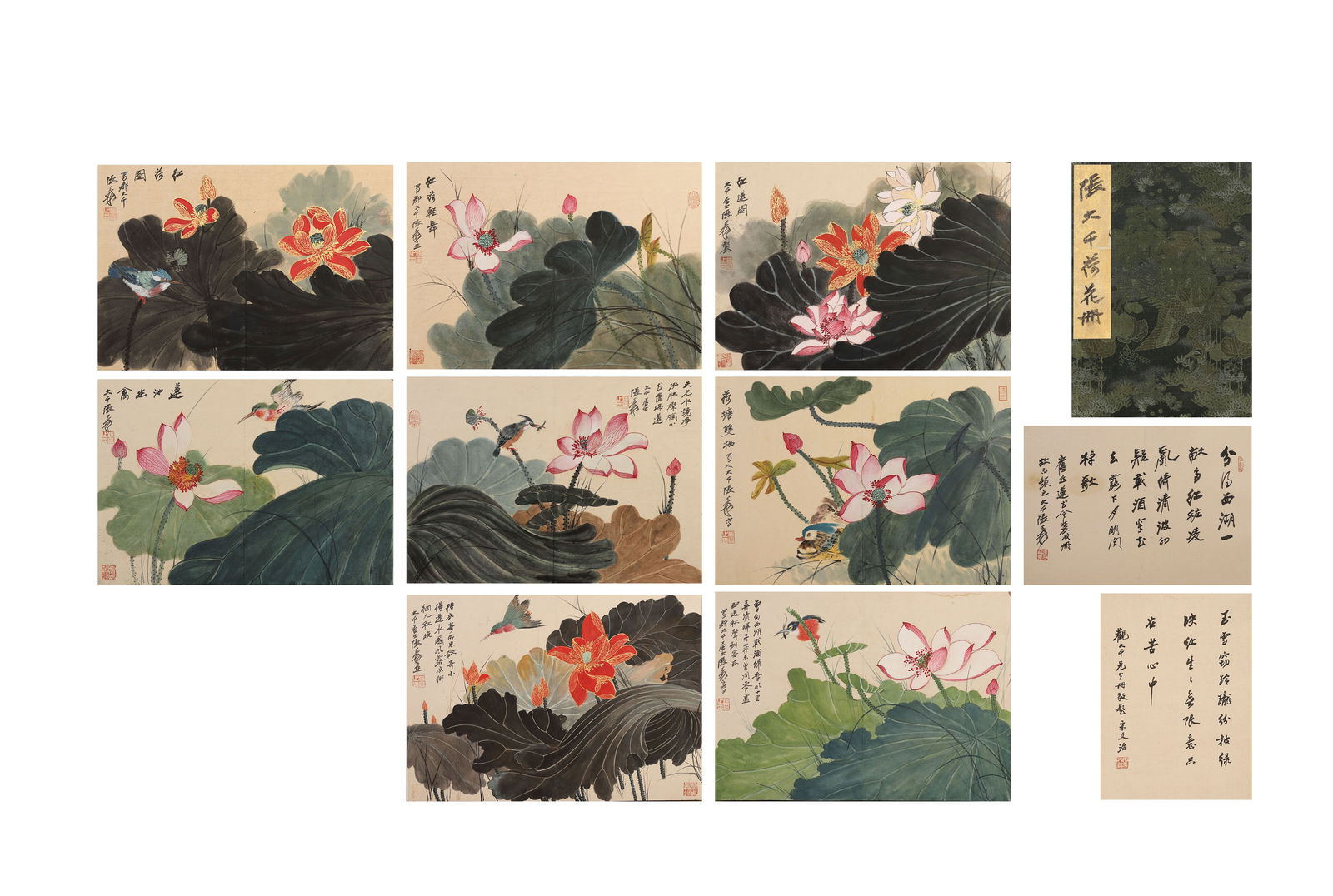 Modern & contemporary · zhang daqian "lotus album" color album (1 of 12)