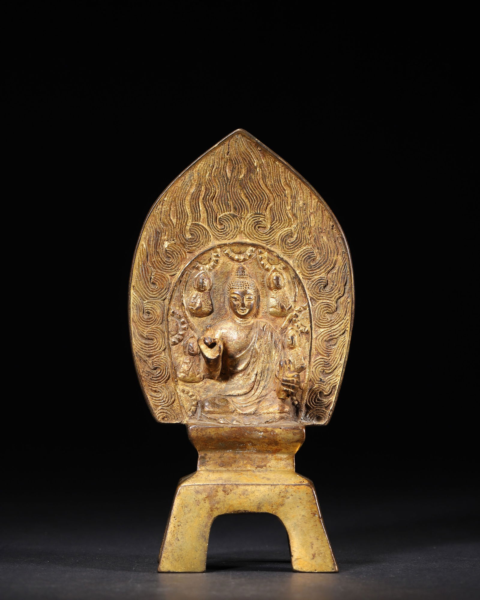 Gilt-bronze figure of shakyamuni buddha, eastern wei dynasty, xinghe 2nd year (ad 540) (1 of 7)