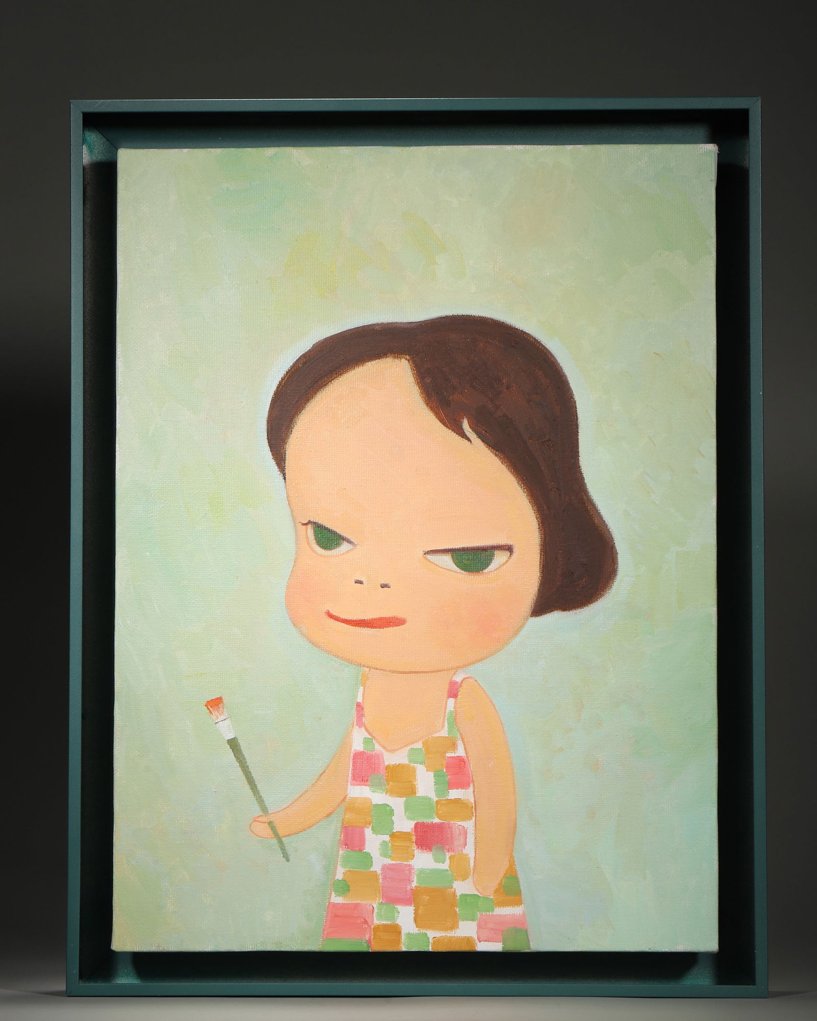 Yoshitomo nara (b.1959), Attributed to, oil on canvas (1 of 9)