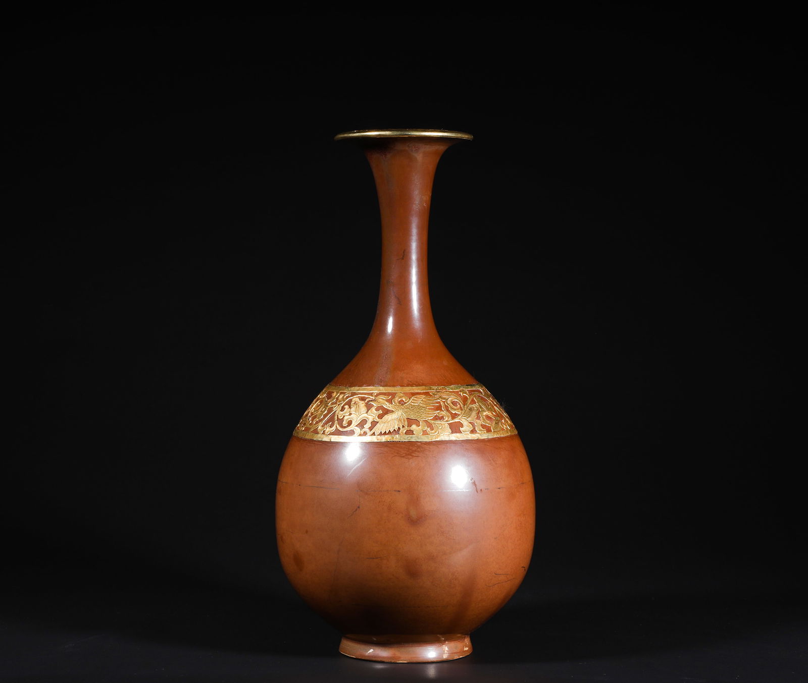 LIAO DYNASTY BRAISED GLAZE DING KILN VASE (1 of 7)