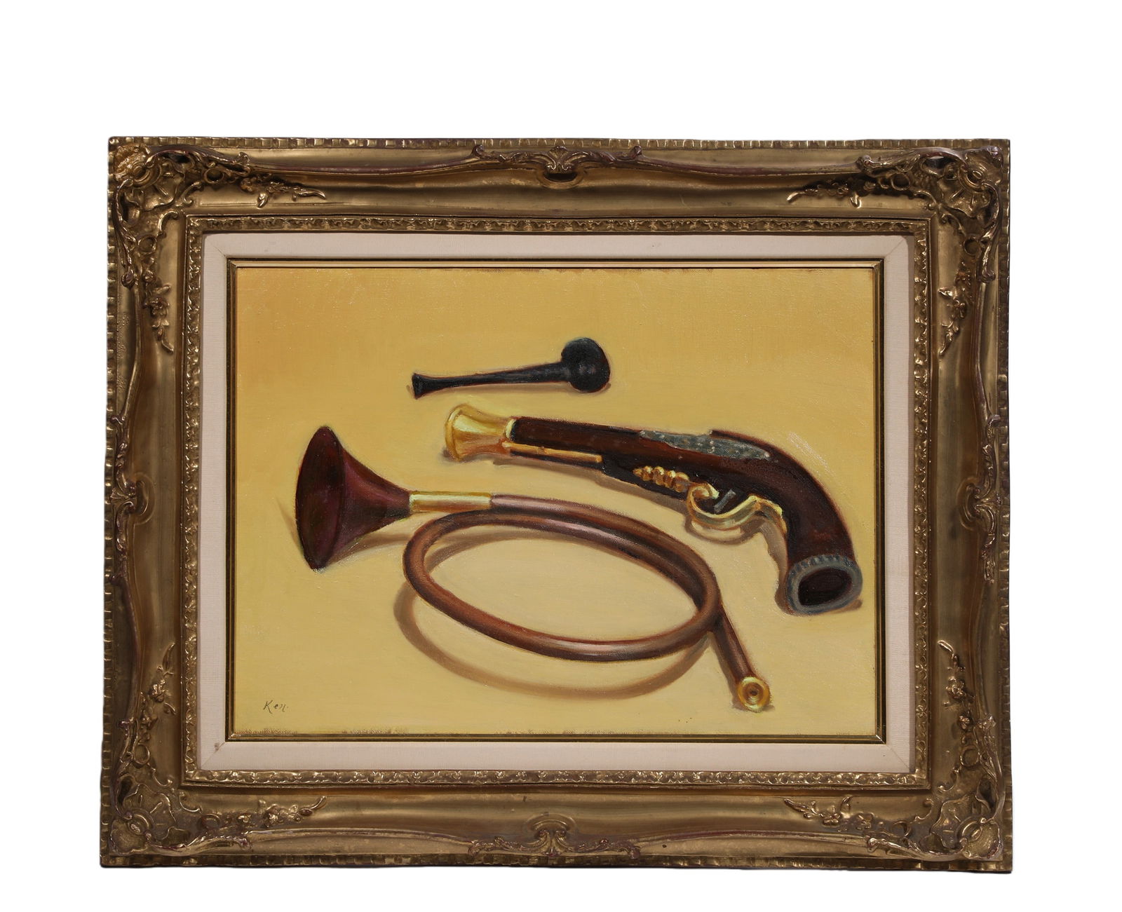 MIENO KEI (JAPAN, 1968) ATTRIBUTED TO, OIL PAINTING: H:34cmW:45cm H:51cmW:63cm Mieno Kei stands among the foremost exponents of contemporary Japanese realist oil painting. Celebrated for his meticulous depiction of surface textures and nuanced layering