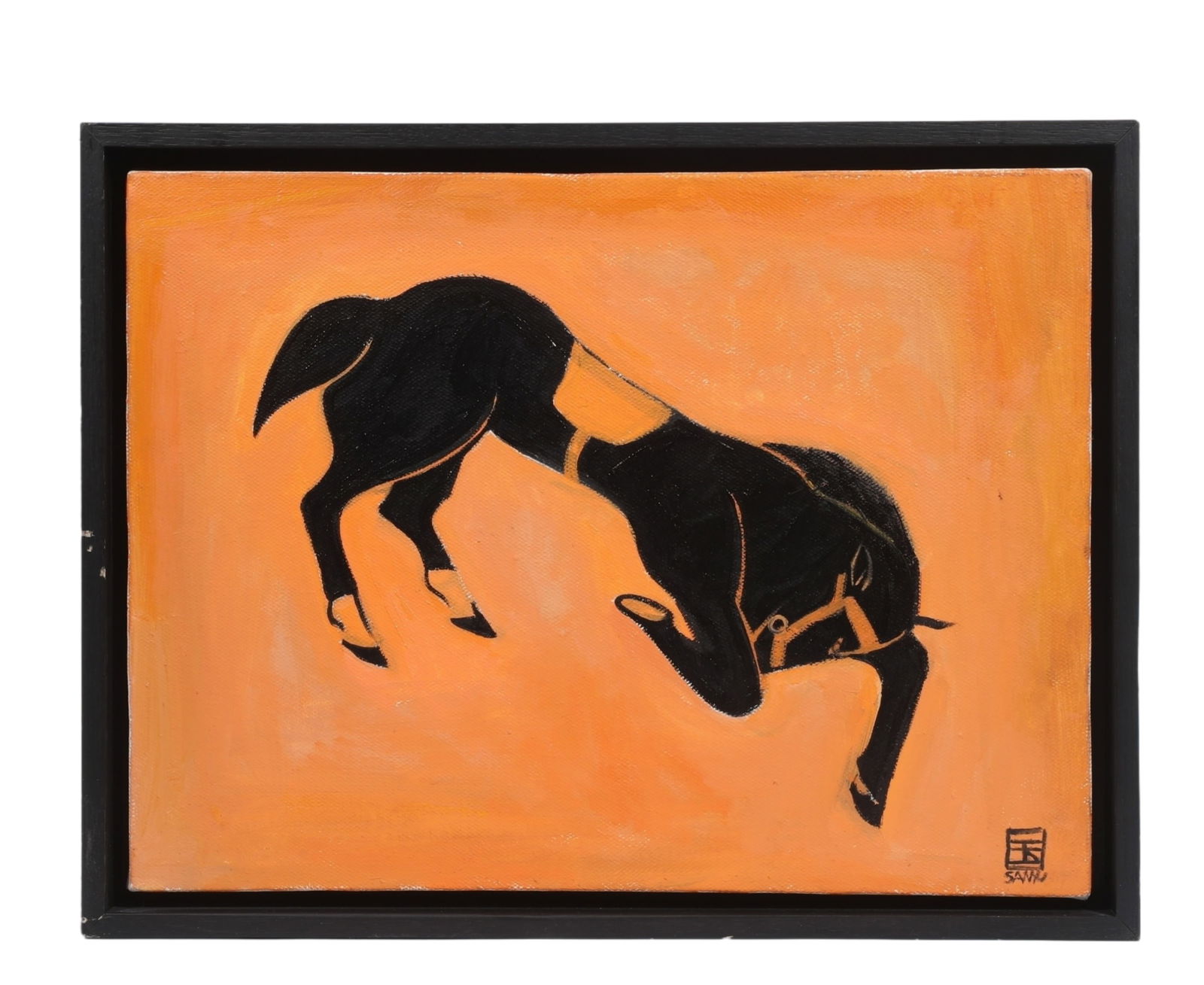 SANYU (1990-1966), ATTRIBUTED TO, OIL PAINTING: H:30cmW:40cm H:34cmW:44cm