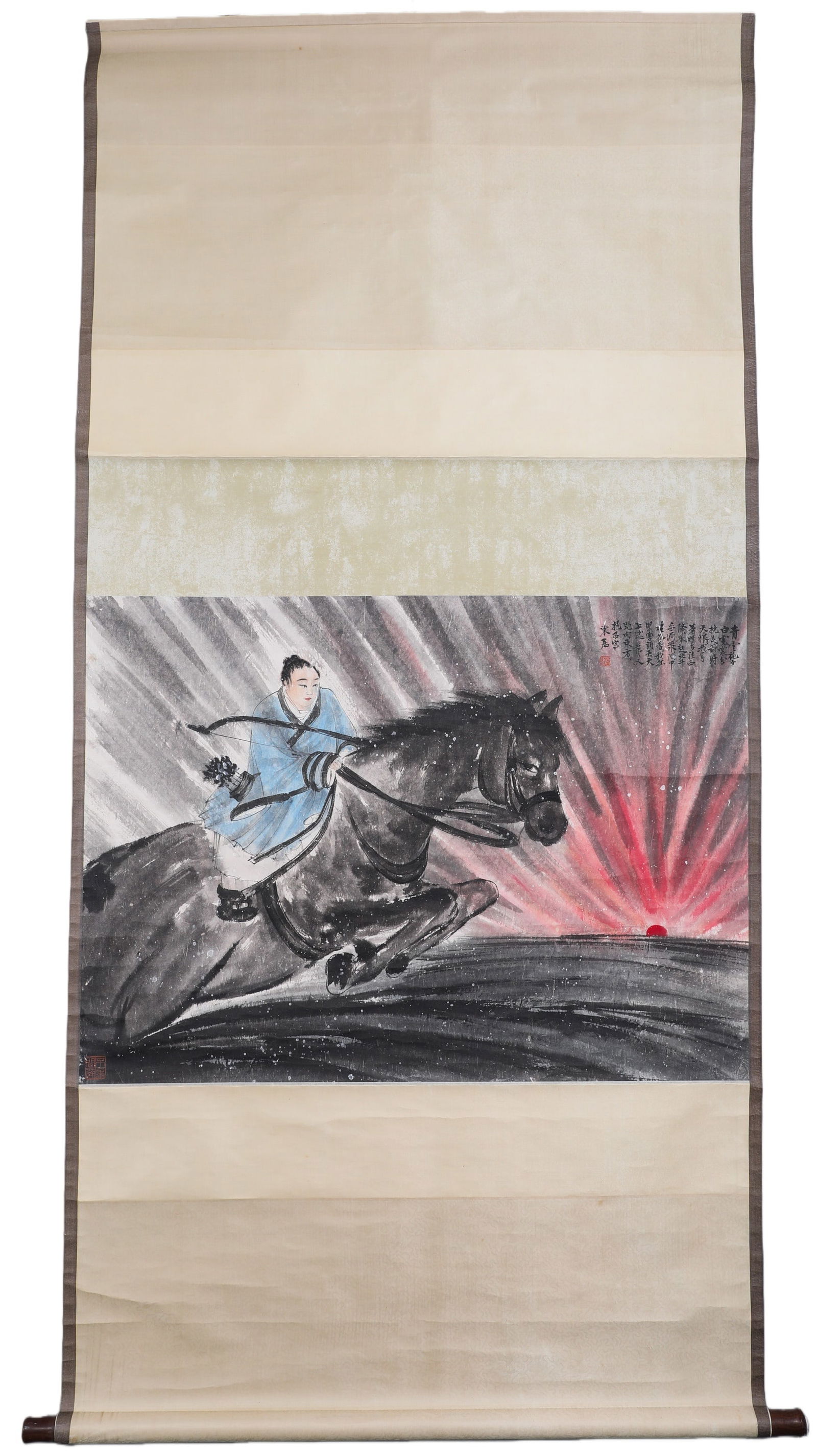 A PORTRAIT SCROLL BY FU BAOSHI - 2