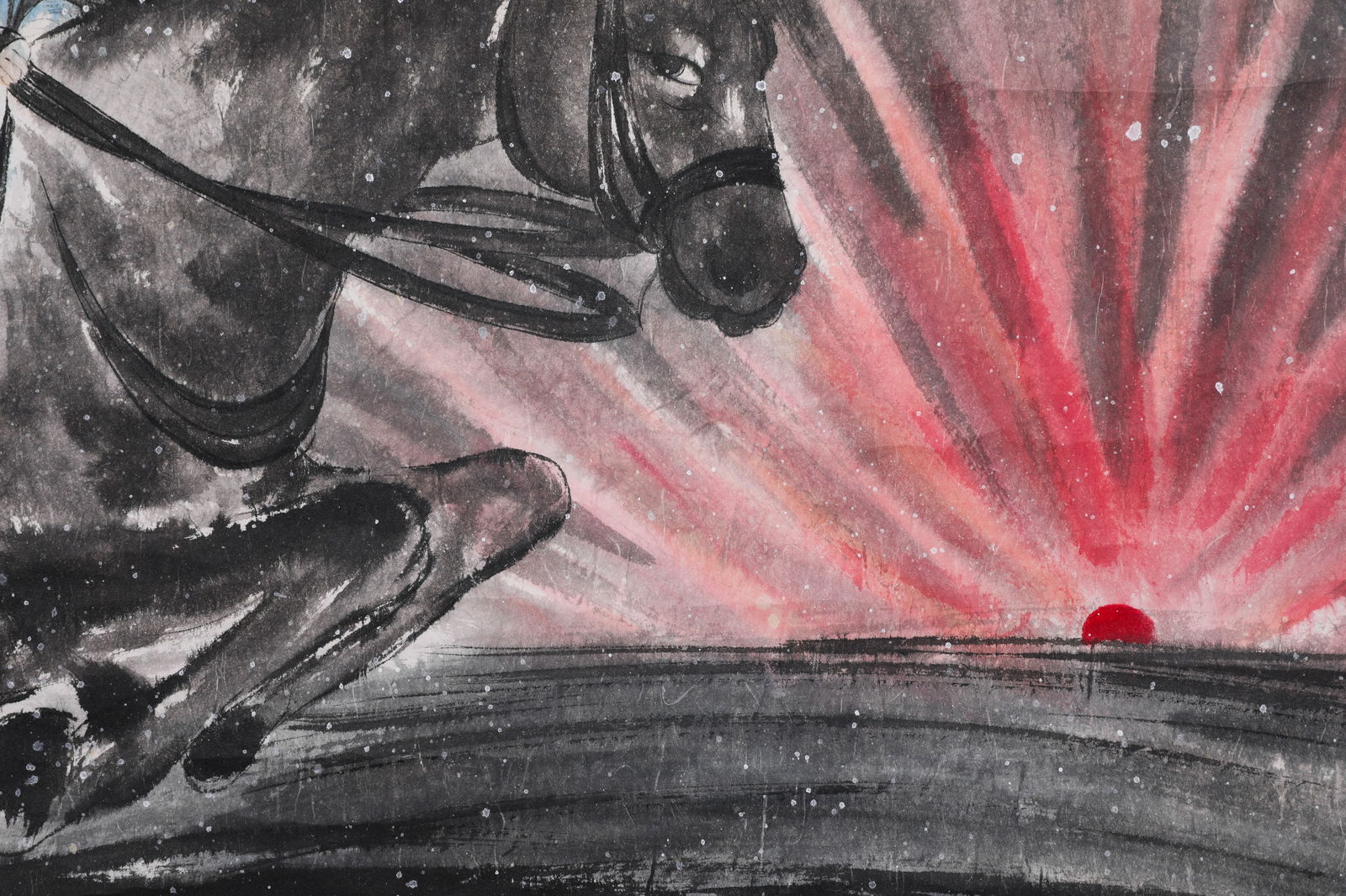 A PORTRAIT SCROLL BY FU BAOSHI - 4