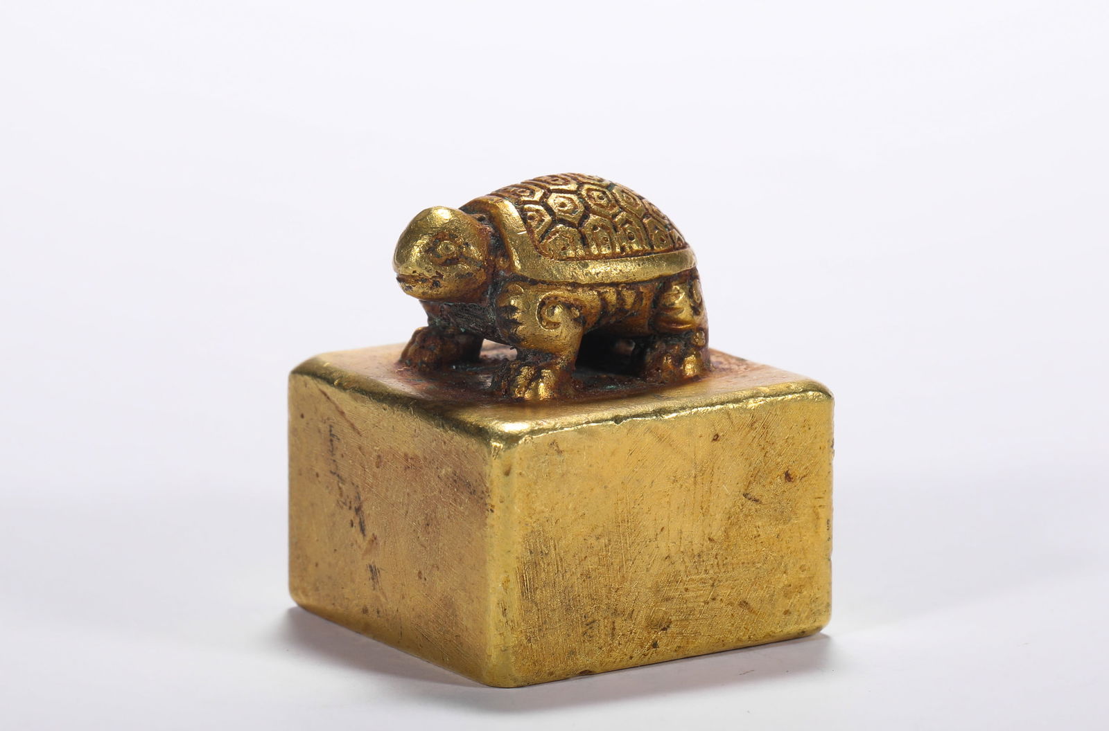 BRONZE GILDED SEAL OF THE HAN DYNASTY (1 of 6)