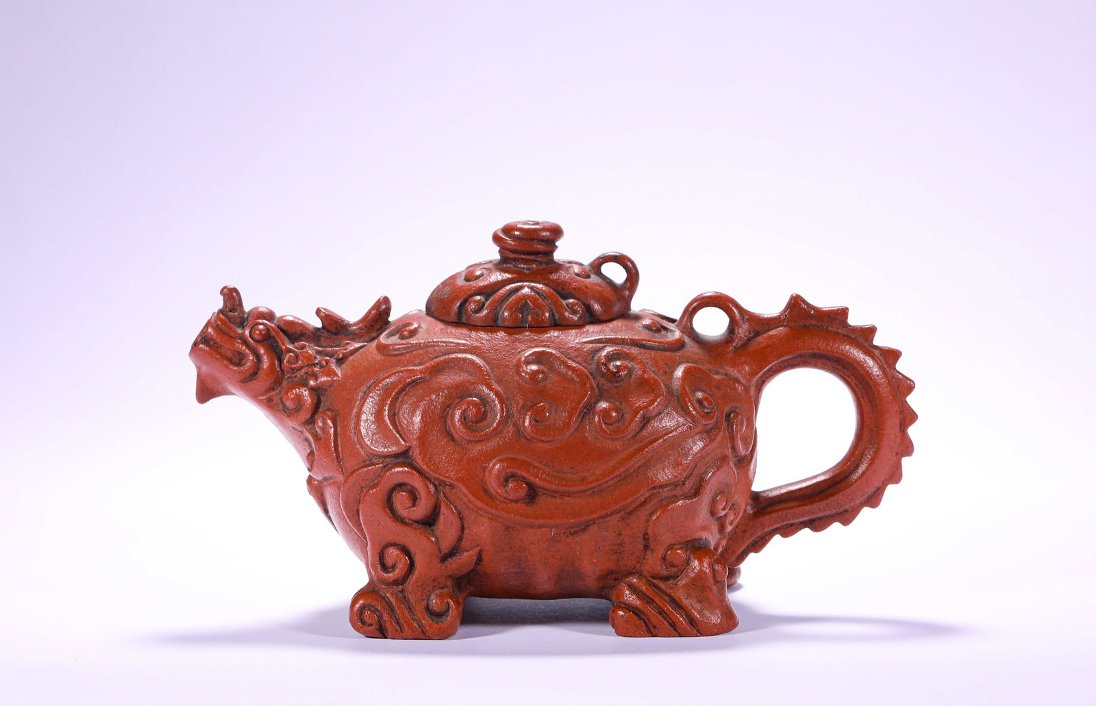 QING DYNASTY, CHEN MINGYUAN PURPLE CLAY TEAPOT (1 of 6)