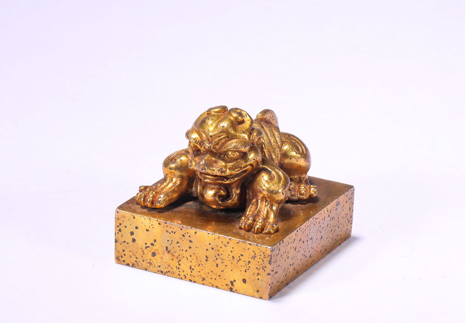 BRONZE GILDED SEAL OF THE HAN DYNASTY (1 of 7)