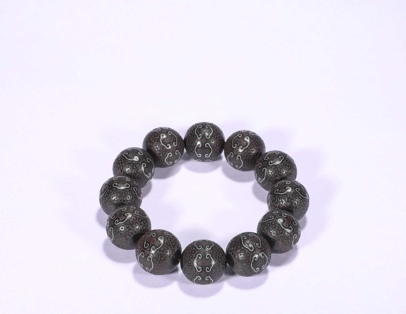 QING DYNASTY AGARWOOD BRACELET: D1.8cmWeight:60g
