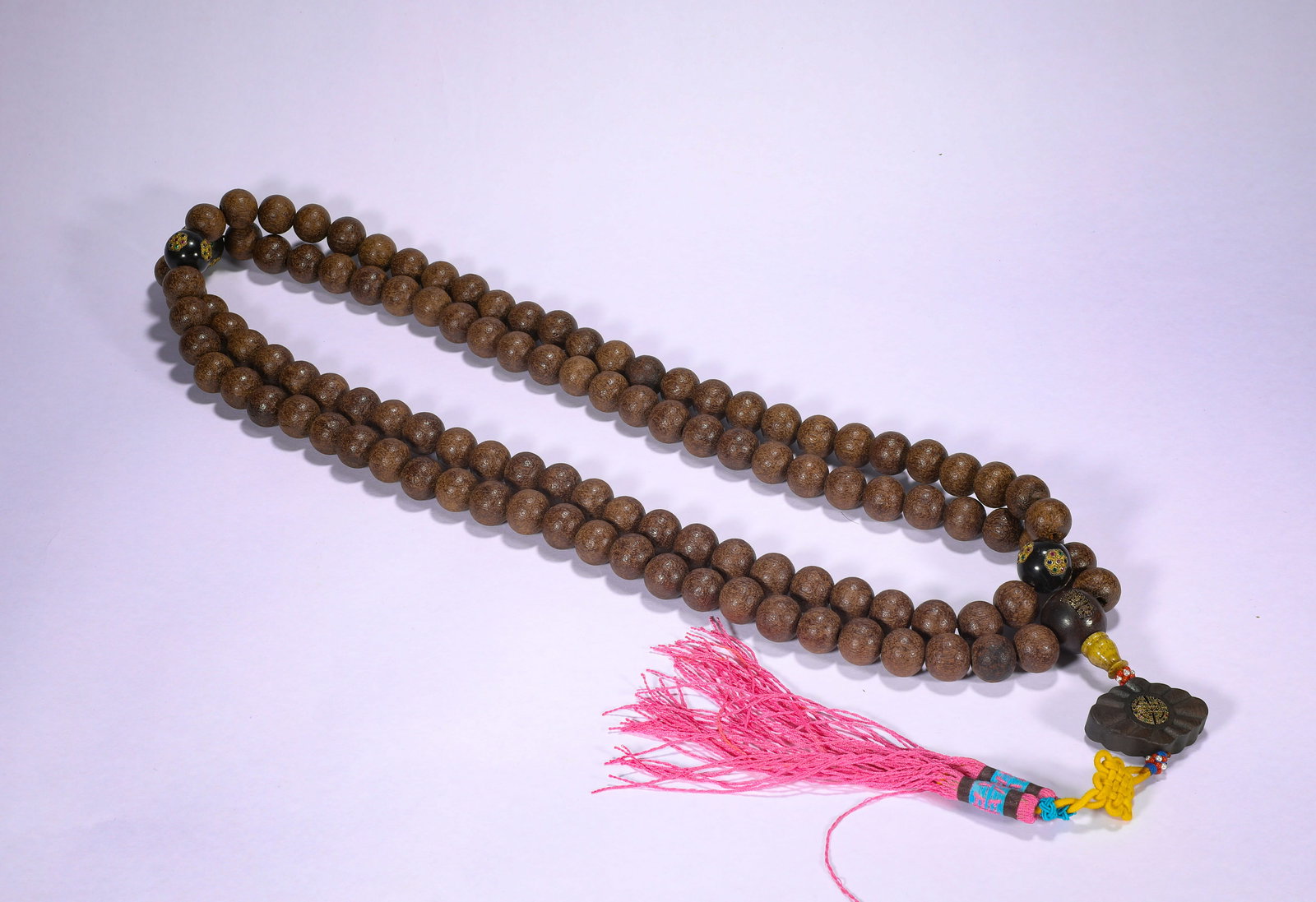 MING DYNASTY, 108 BUDDHA PRAYER BEADS OF AGARWOOD (1 of 6)