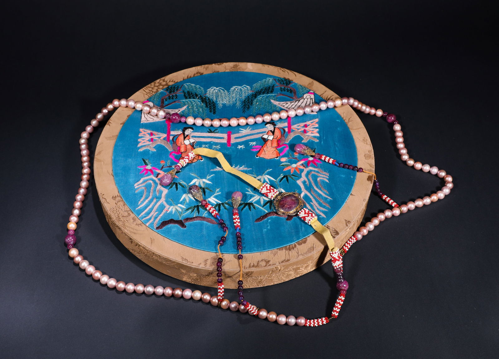 DONGZHU PEARL COURT PEARL OF THE QING DYNASTY: D:1.1cmWeight:420g