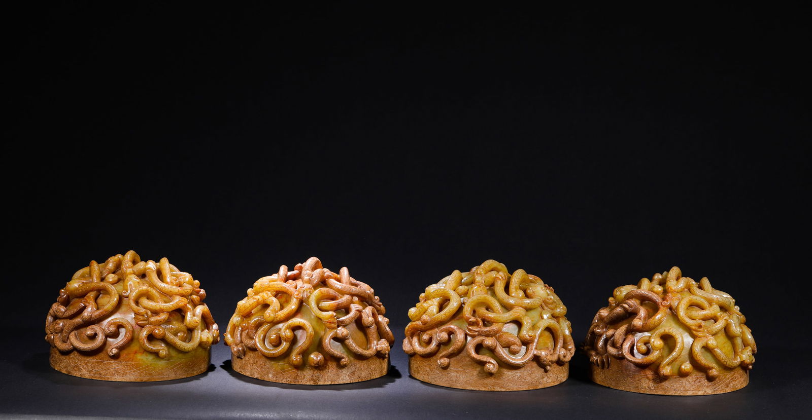 HAN DYNASTY HETIAN JADE MAT TOWN: H:8cmW:13cmWeight:8750g