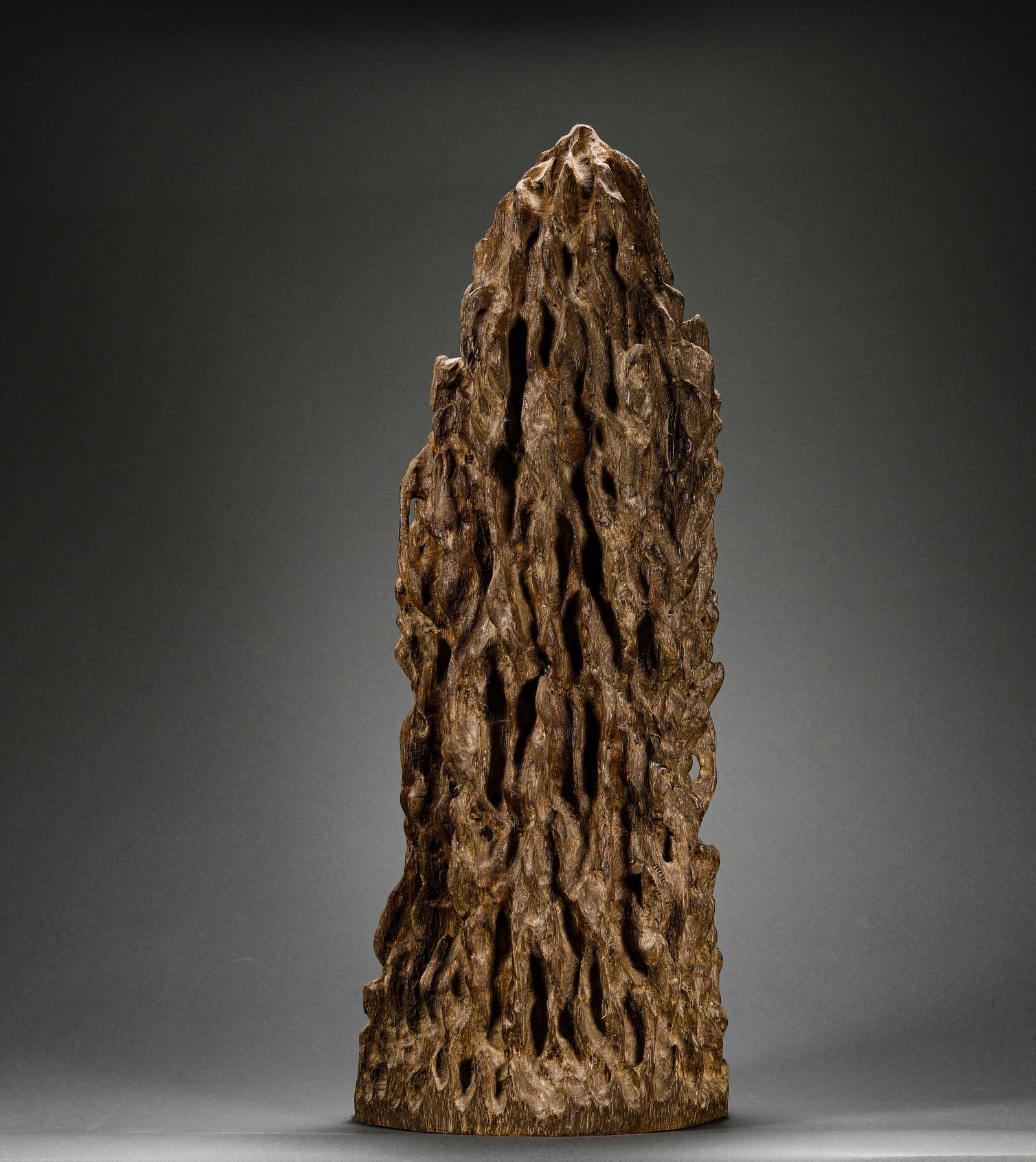 MING DYNASTY, QINAN CHENXIANG MOUNTAIN: H:43cm,W:14cm,Weight:1170g